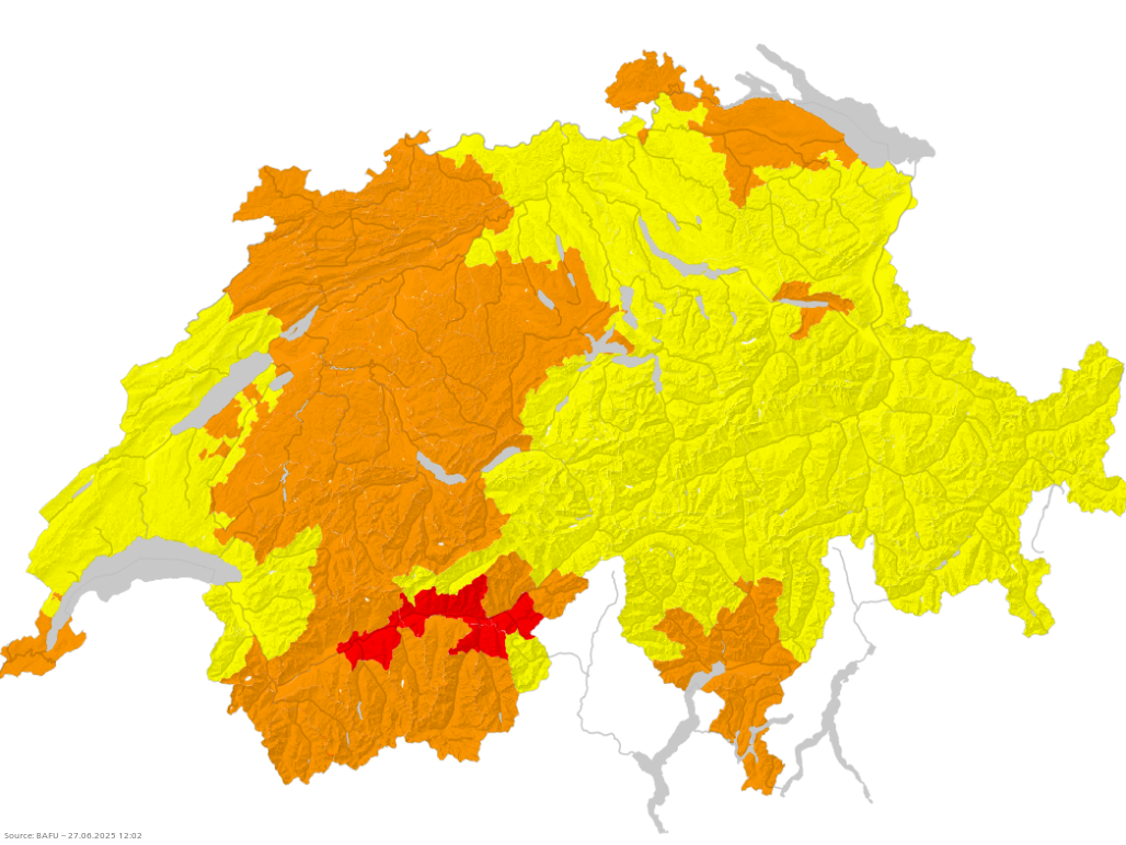 Aktuelle Waldbrandgefahren